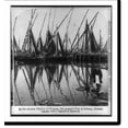 Historic Print, In the ancient Harbor of Pireaus, the present Port of