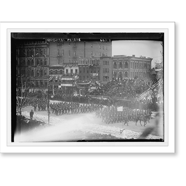 Historic Print, Inaugural parade for Taft, Penn. Ave., Washington, D.C., 16" x 20"