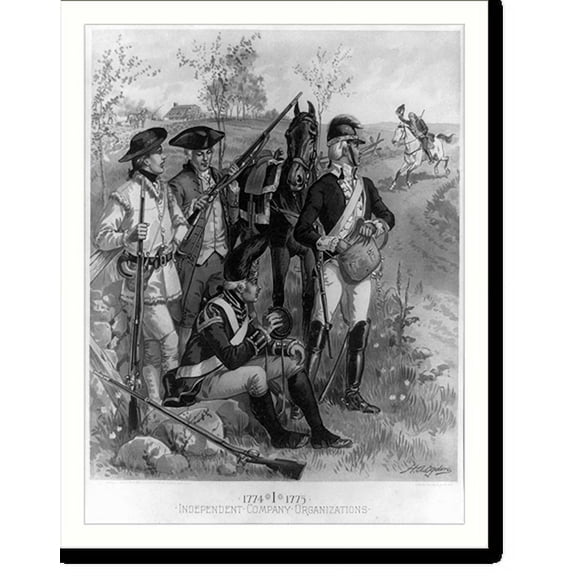 Historic Print, Independent company organizations.H.A. Ogden ; lith. by G.H. Buek & Co., N.Y., 18" x 24"