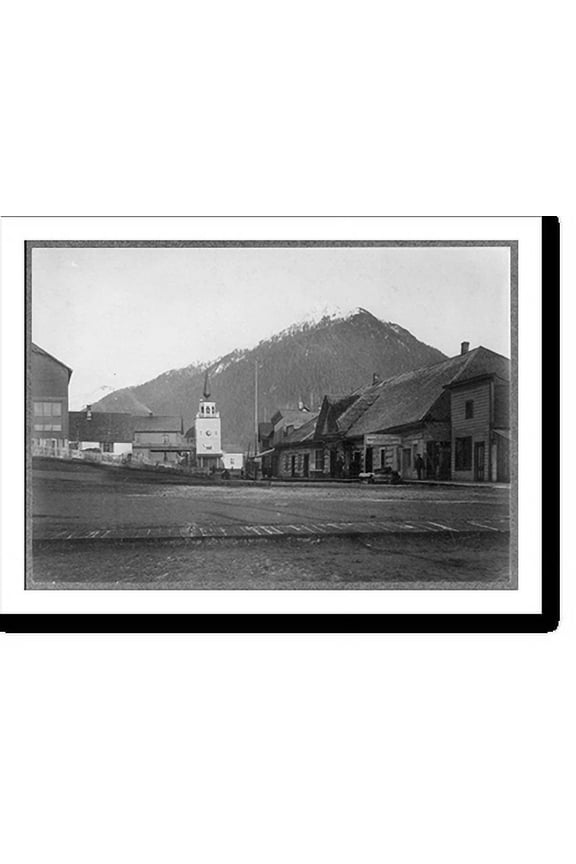 Historic Print, Indian Ave., Sitka, Alaska, 16" x 20"