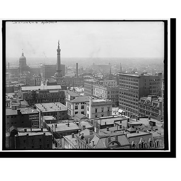 Historic Print, Indianapolis, Ind. - 5, 18" x 24"