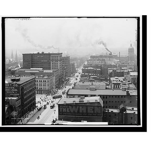 Historic Print, Indianapolis, Ind. - 6, 18" x 24"