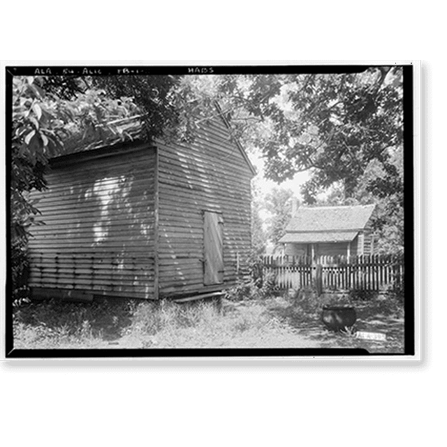 Historic Print, Ingleside, House & Outbuildings, Second Street (State