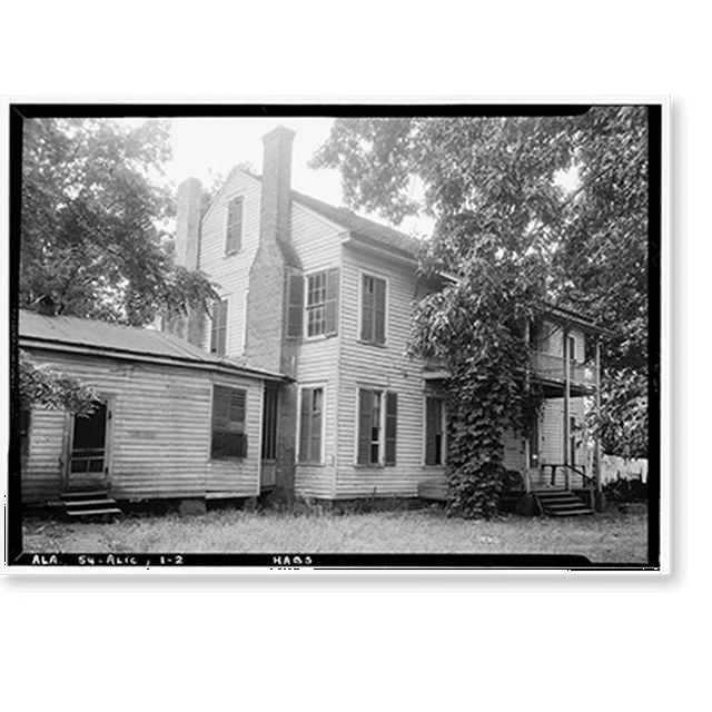 Historic Print, Ingleside, House & Outbuildings, Second Street (State