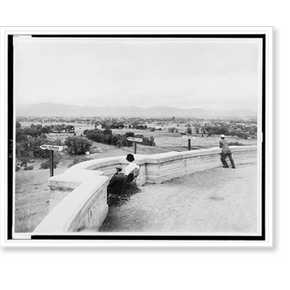Historic Print, Inspiration Point, Denver, Colorado, 16" x 20"