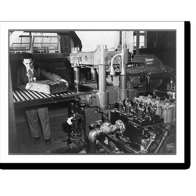 Historic Print, Institute, West Virginia Baling at the Institute plant