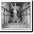 Historic Print, Interior of Parthenon as restored by Chipiez, Athens