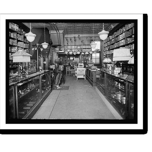 Historic Print, [Interior of shop], 16" x 20"