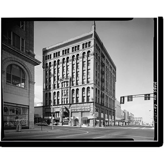 Historic Print, Interstate Trust Building, Lawrence & Sixteenth Streets, Denver, Denver County, CO, 18" x 24"