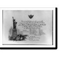 Historic Print, [Invitation to the inauguration of the Statue of