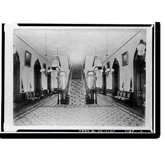 Historic Print, Iolani Palace, King & Richards Streets, Honolulu, Honolulu County, HI - 55, 18" x 24"