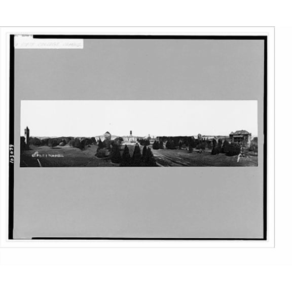 Historic Print, [Iowa State College campus, Ames, Iowa], 16" x 20"