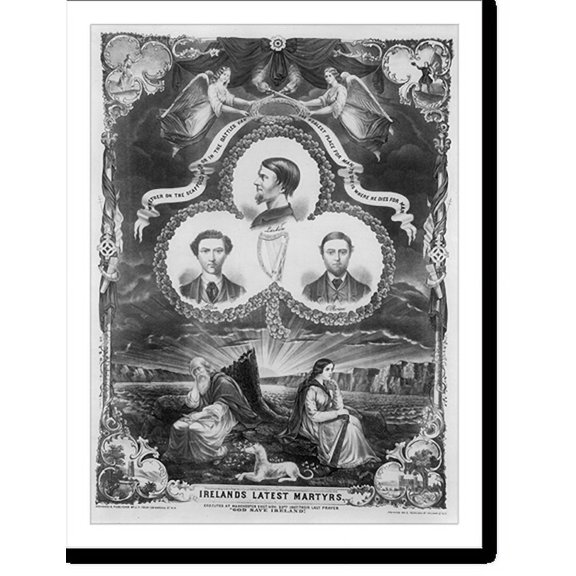 Historic Print, Irelands latest martyrs, 16" x 20"
