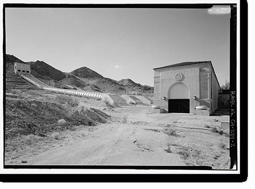 Historic Print, Iron Mountain Pump Plant, South of Danby Lake, north of
