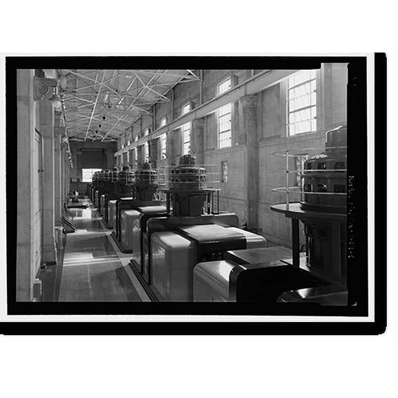 Historic Print, Iron Mountain Pump Plant, South of Danby Lake, north of Routes 62 & 177 junction, Rice, San Bernardino County, CA - 6, 18" x 24"