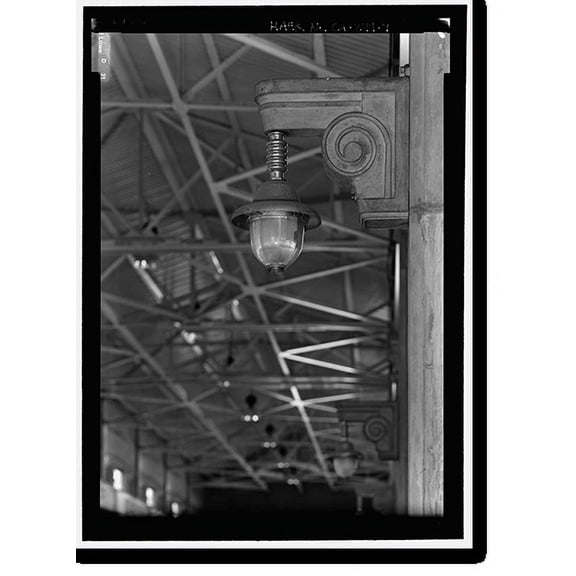 Historic Print, Iron Mountain Pump Plant, South of Danby Lake, north of Routes 62 & 177 junction, Rice, San Bernardino County, CA - 7, 18" x 24"