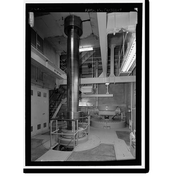 Historic Print, Iron Mountain Pump Plant, South of Danby Lake, north of Routes 62 & 177 junction, Rice, San Bernardino County, CA - 8, 18" x 24"