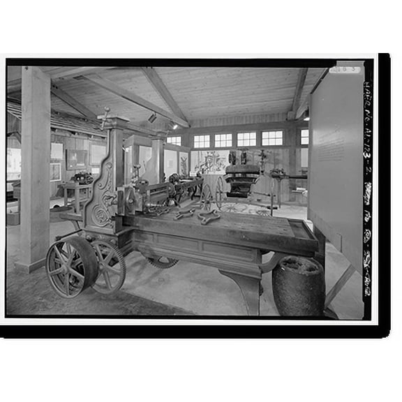 Historic Print, Iron & Steel Museum of Alabama, 12632 Confederate Pkwy., Bucksville, Tuscaloosa County, AL - 2, 18" x 24"