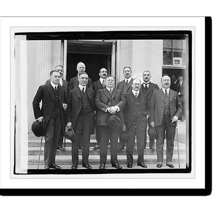 Historic Print, Italian delegation at White House, 4/6/21, 16" x 20"