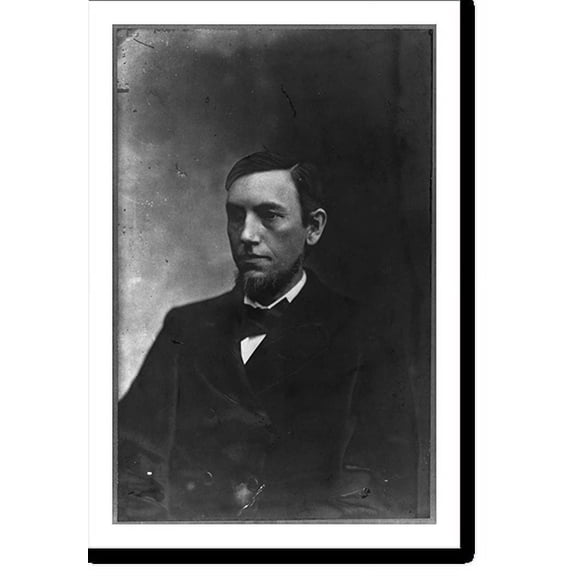 Historic Print, [J.A. Bentley, bust portrait, facing left], 18" x 24"