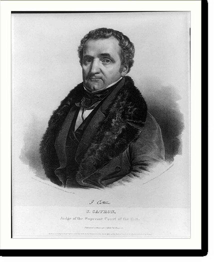 Historic Print, J. Catron, judge of the Supreme Court of the U.S., 16