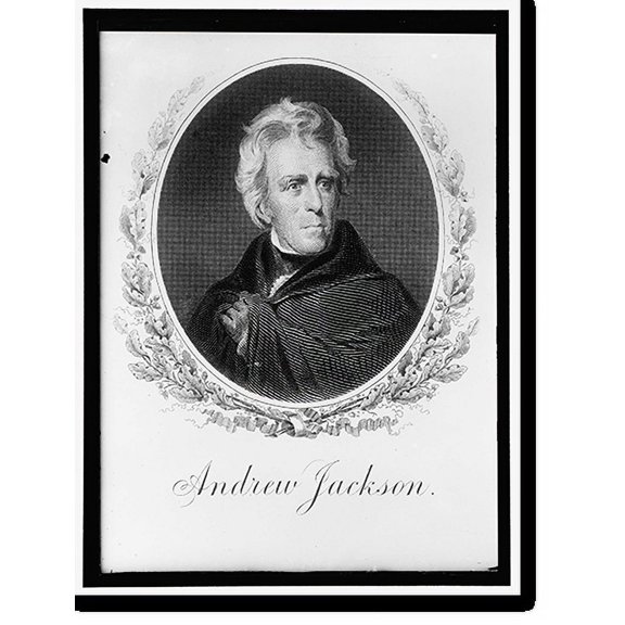 Historic Print, JACKSON, ANDREW, 18" x 24"