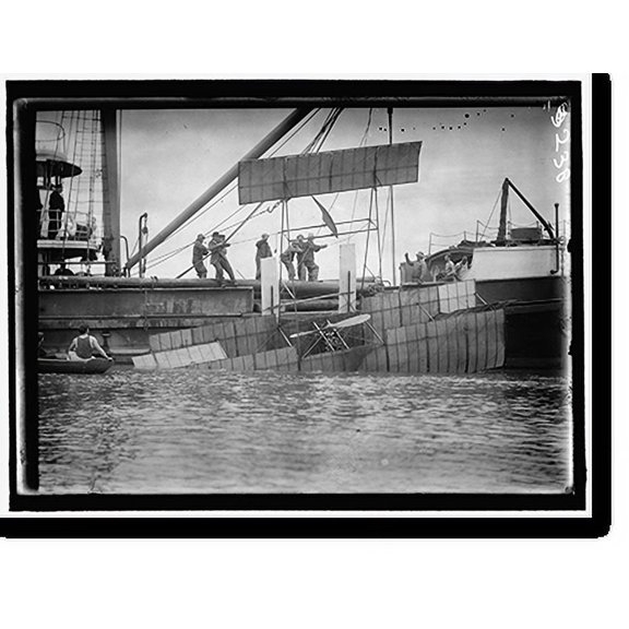 Historic Print, JANNUS, ANTHONY. FLIGHTS AND TESTS OF REX SMITH PLANE FLOWN BY JANNUS. FLIGHTS OF PLANE - 4, 16" x 20"