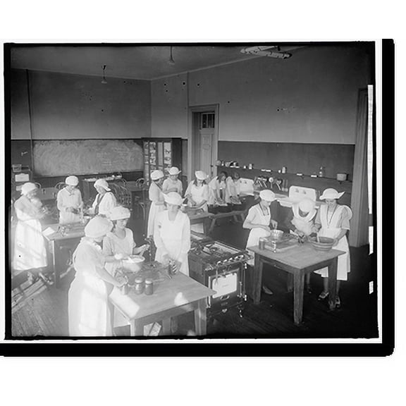 Historic Print, JUNIOR HIGH SCHOOL: HOME EC., 16" x 20"