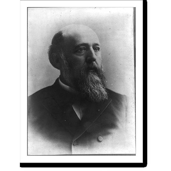 Historic Print, [Jacob Romeis, 1835-1904, bust portrait, facing right], 16" x 20"
