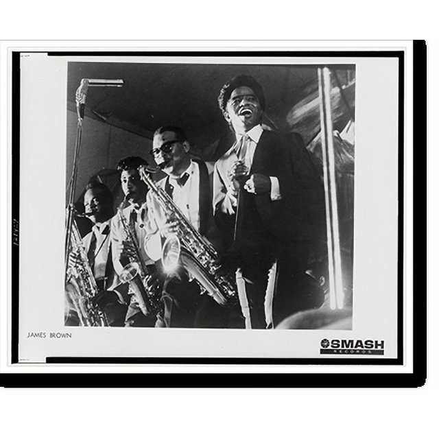 Historic Print, [James Brown and the Flames during live performance