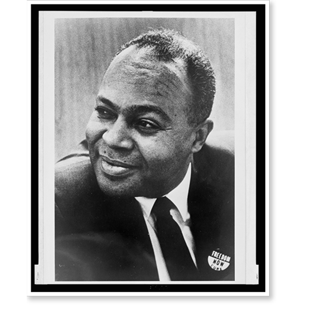Historic Print, [James Farmer, headandshoulders portrait, facing front], 16" x 20"