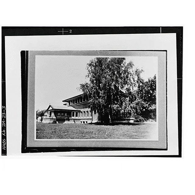 Historic Print, James Frederic Clarke House, 500 South Main Street