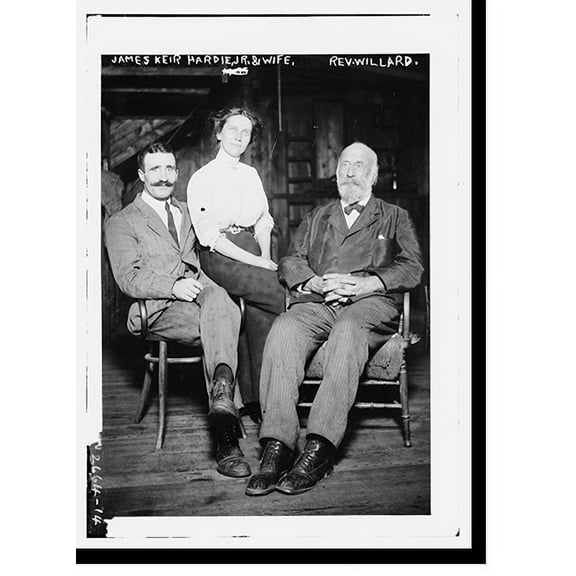 Historic Print, James Hardie Jr. and wife, Rev. Willard, 16" x 20"