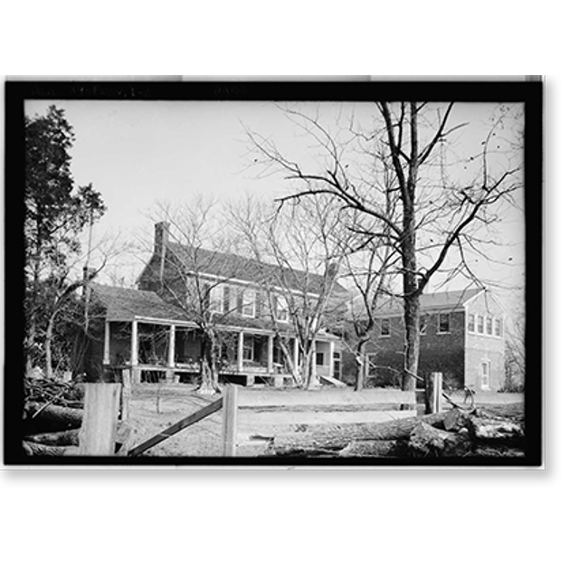 Historic Print, James Hood House, County Road 14 & Savannah Highway