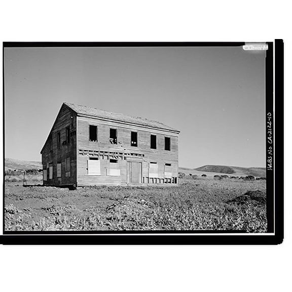 Historic Print, James Johnston House, Higgins Road, Half Moon Bay, San Mateo County, CA - 10, 18" x 24"