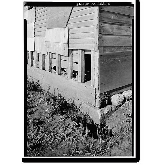 Historic Print, James Johnston House, Higgins Road, Half Moon Bay, San Mateo County, CA - 14, 16" x 20"