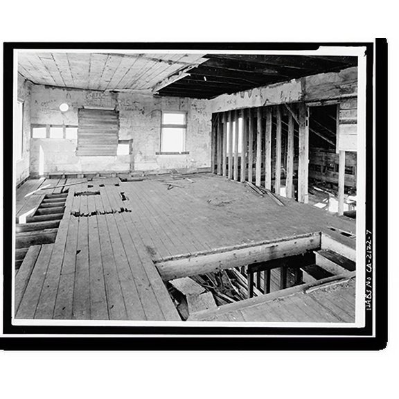 Historic Print, James Johnston House, Higgins Road, Half Moon Bay, San Mateo County, CA - 7, 16" x 20"