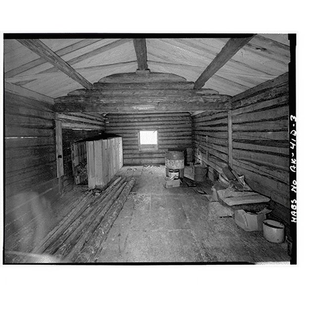 Historic Print, James Taylor Shop, Yukon River, Opposite Fourth of July