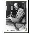 Historic Print, [James Weldon Johnson, halflength portrait at desk