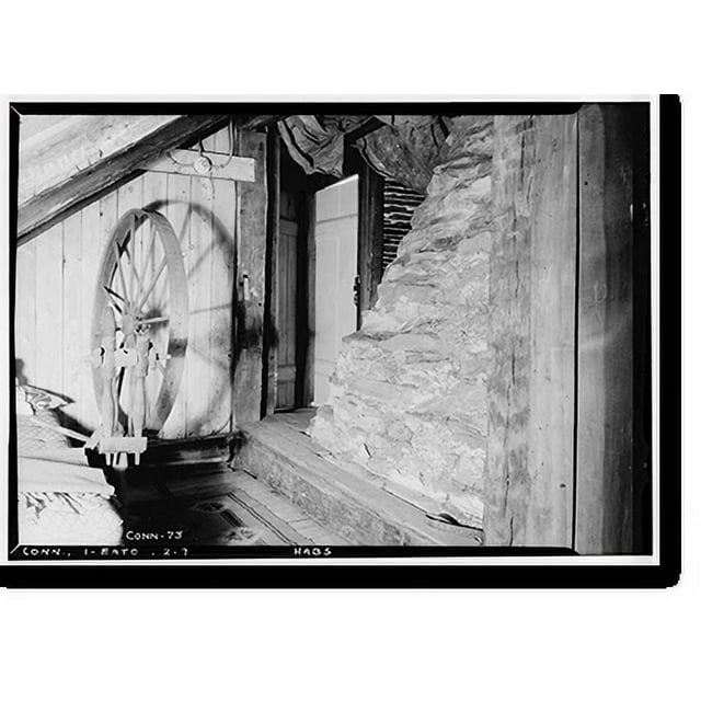 Historic Print, Jane Dillon House, Rock House Road, Easton, Fairfield