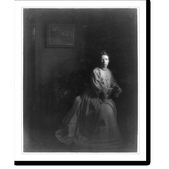 Historic Print, Jane Felix White (the artist's wife), Newark, Ohio, 16" x 20"