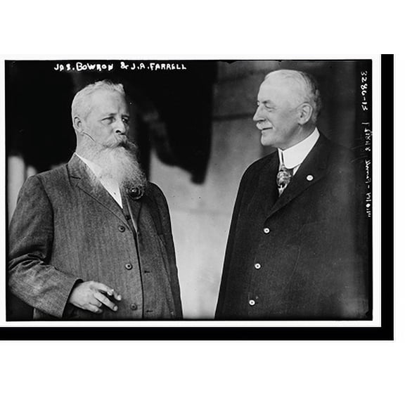 Historic Print, Jas. Bowron and J.A. Farrell, 16" x 20"