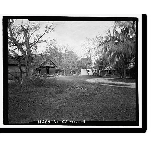 Historic Print, Jaudon-Bragg-Snelling Farm, North side of GA State Route 21, Springfield vicinity, Effingham County, GA - 3, 18" x 24"