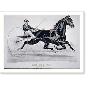 Historic Print, Jay Eye See: by Dictator. record 2:14, 16" x 20"