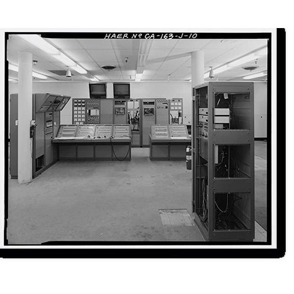 Historic Print, Jet Propulsion Laboratory Edwards Facility, Control & Recording Center, Edwards Air Force Base, Boron vicinity, Kern County, CA - 10, 16" x 20"