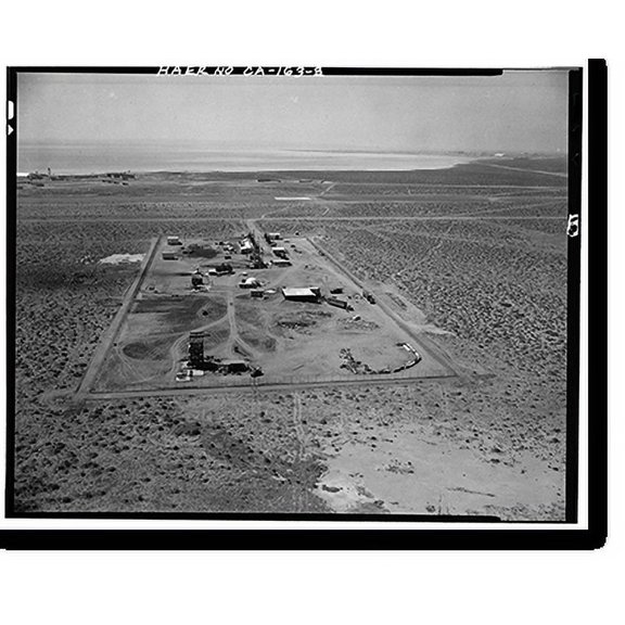 Historic Print, Jet Propulsion Laboratory Edwards Facility, Edwards Air Force Base, Boron vicinity, Kern County, CA - 3, 18" x 24"