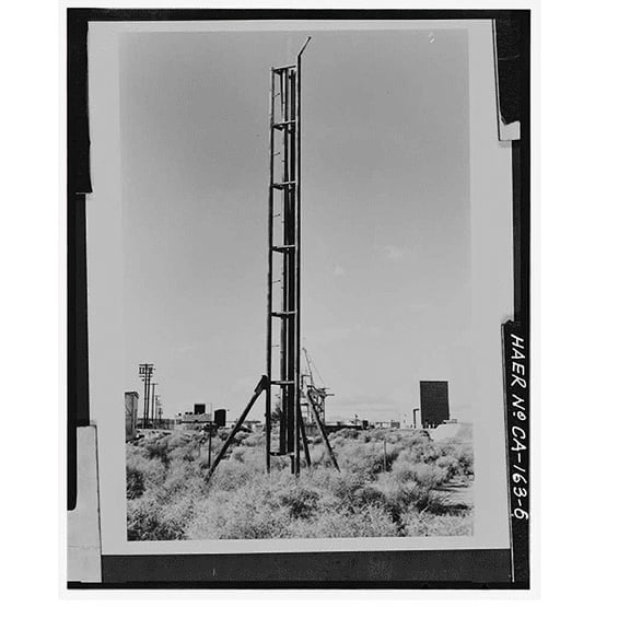 Historic Print, Jet Propulsion Laboratory Edwards Facility, Edwards Air Force Base, Boron vicinity, Kern County, CA - 6, 18" x 24"