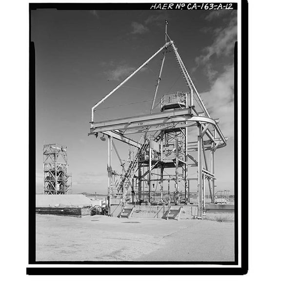 Historic Print, Jet Propulsion Laboratory Edwards Facility, Test Stand A, Edwards Air Force Base, Boron vicinity, Kern County, CA - 12, 16" x 20"