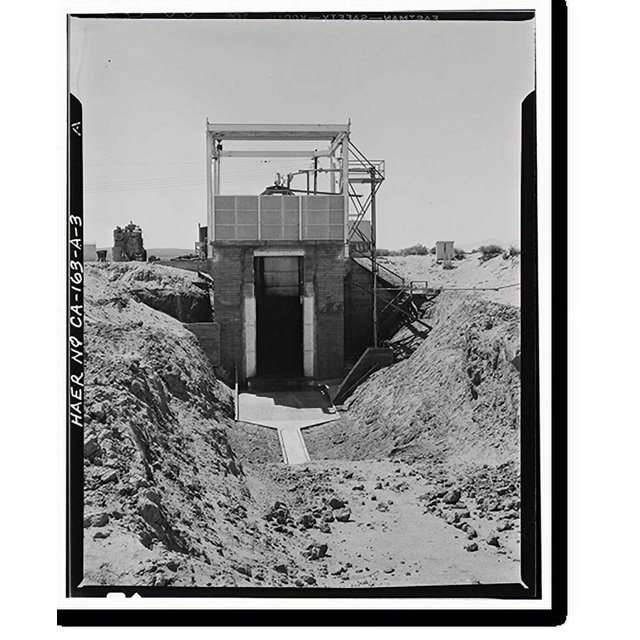 Historic Print, Jet Propulsion Laboratory Edwards Facility, Test Stand