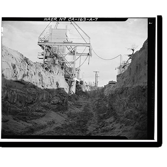 Historic Print, Jet Propulsion Laboratory Edwards Facility, Test Stand A, Edwards Air Force Base, Boron vicinity, Kern County, CA - 7, 18" x 24"